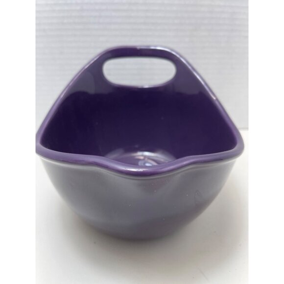 Rachael Ray 1 Quart Mixing Bowl SET with Pour Spout and Handle Plum Purple NEW! - Picture 3 of 10